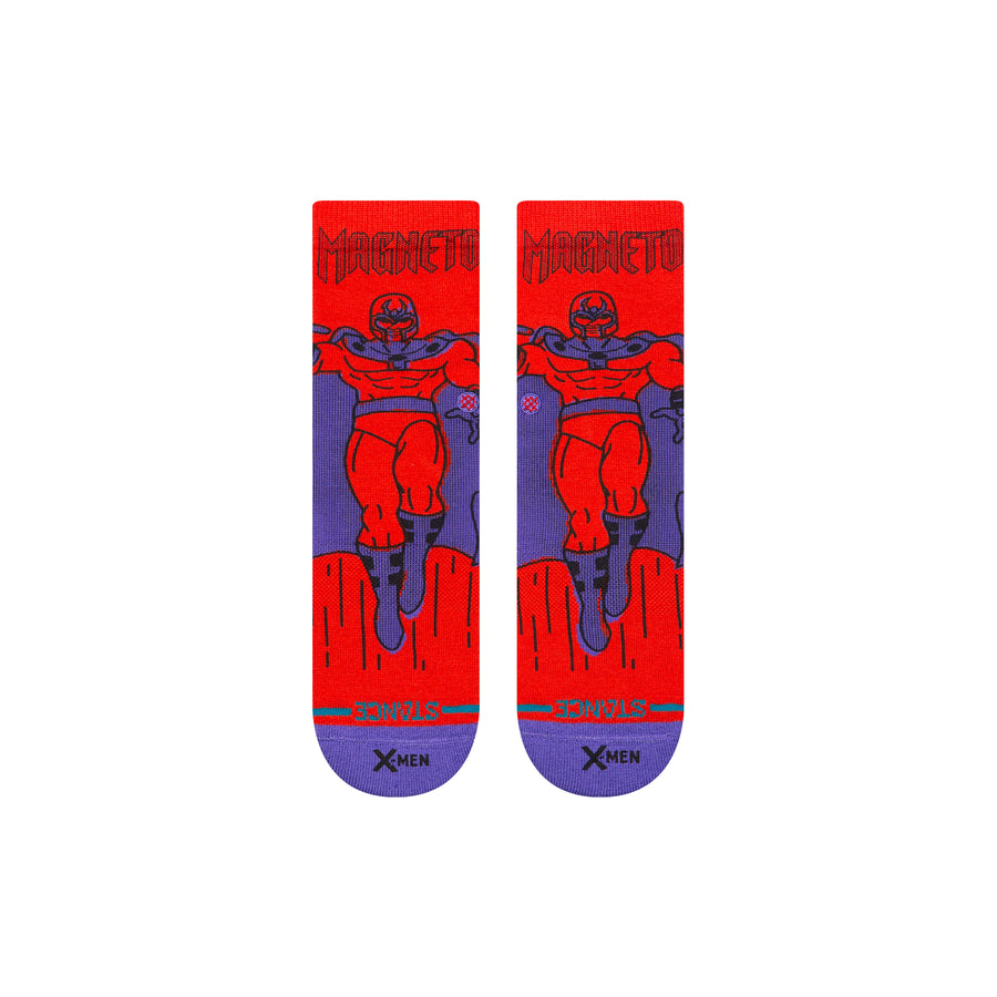 Kids Marvel x Stance Magneto Crew Socks