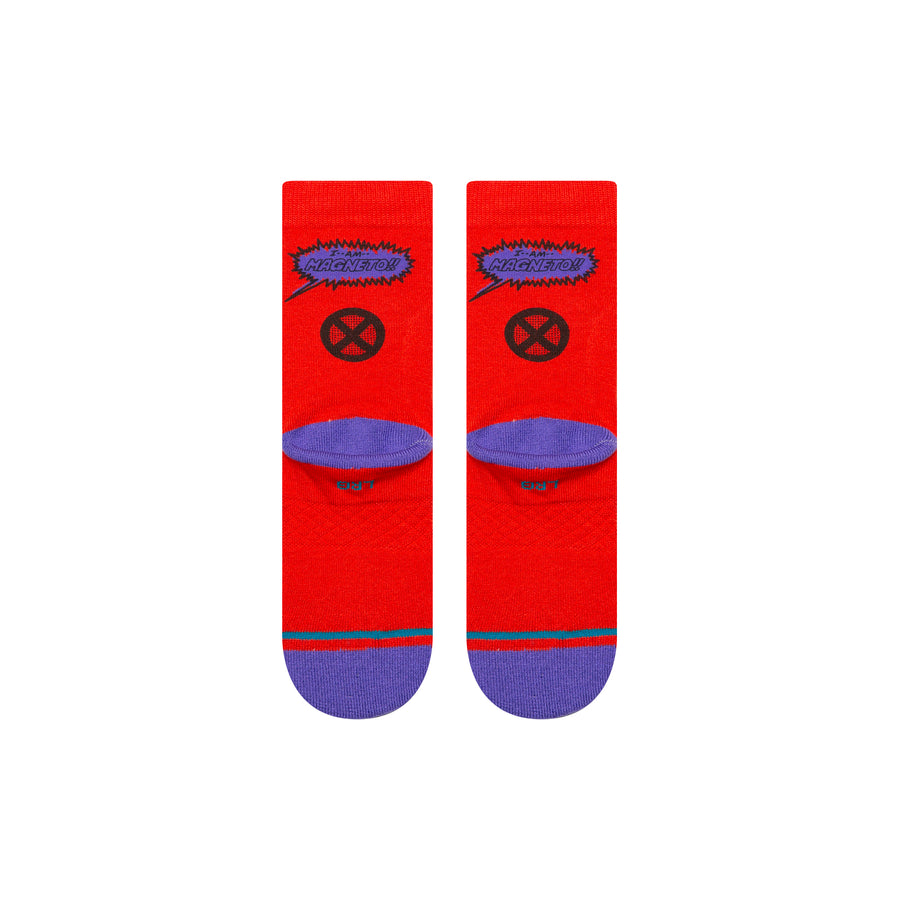Kids Marvel x Stance Magneto Crew Socks