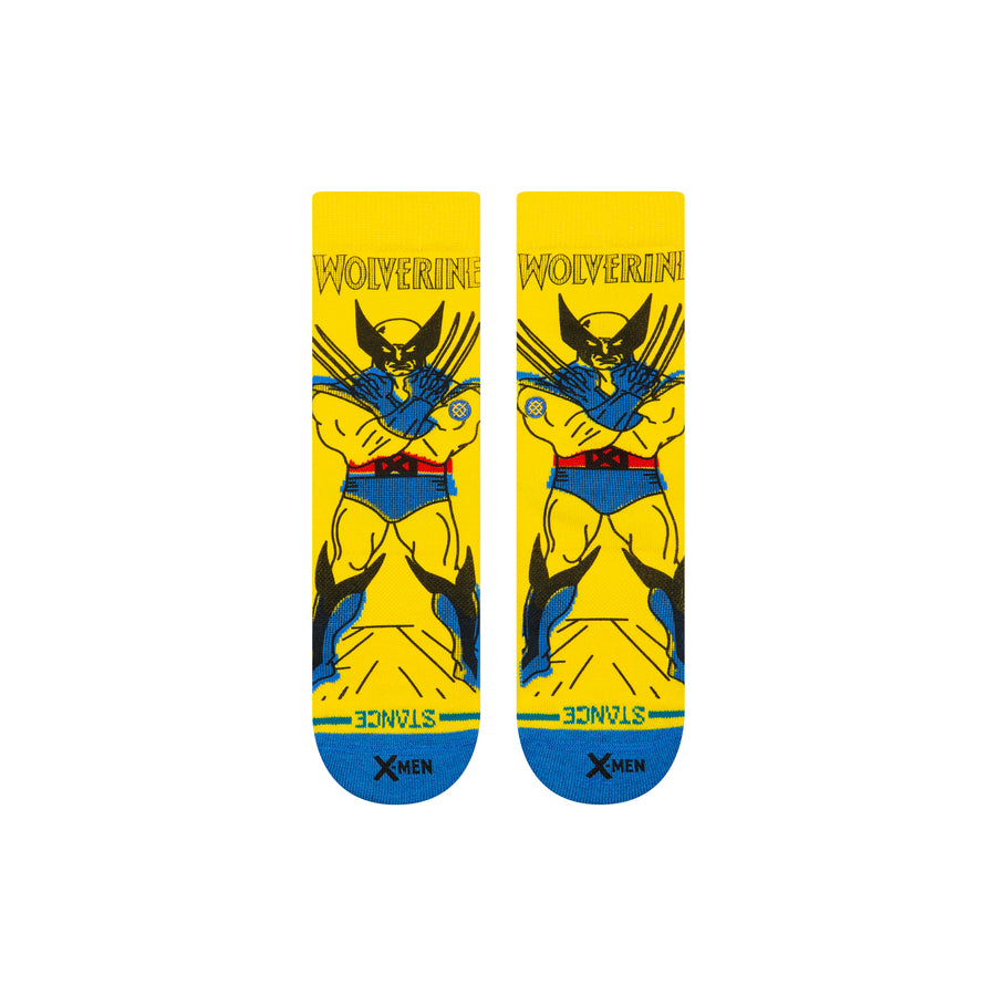 Kids Marvel x Stance Wolverine Crew Socks
