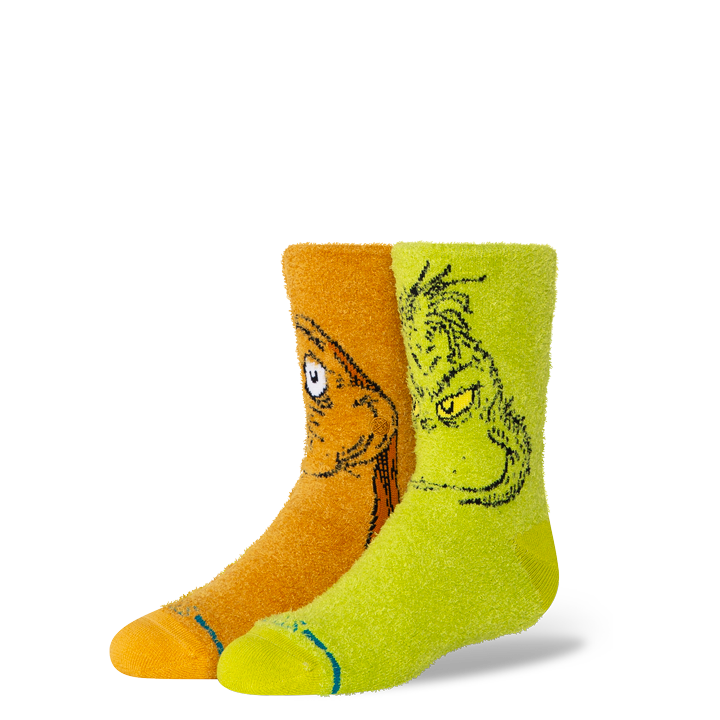 Kids The Grinch x Stance Grinch And Max Crew Socks