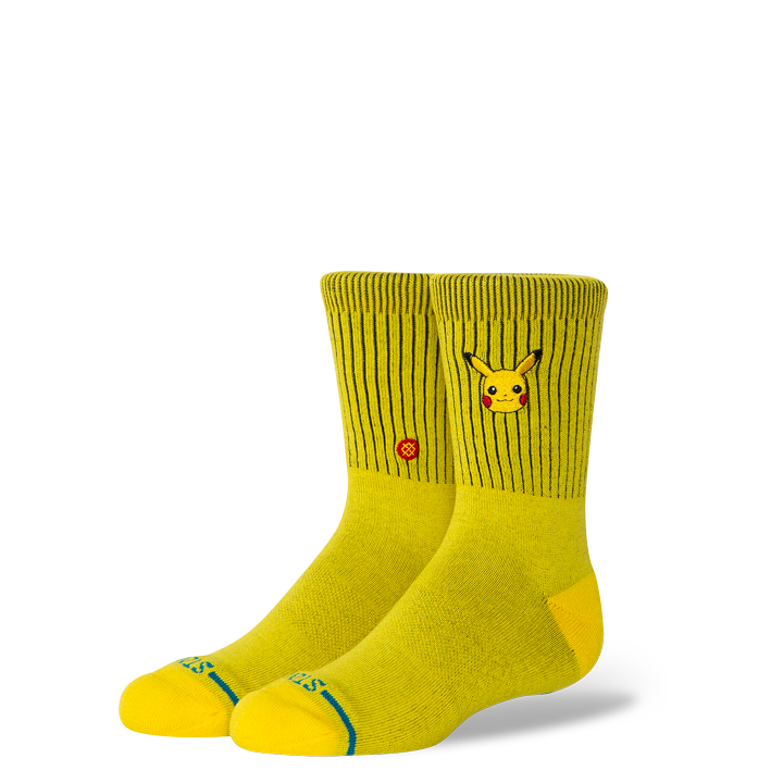 kids Pokémon x Stance Pikachu Crew Socks