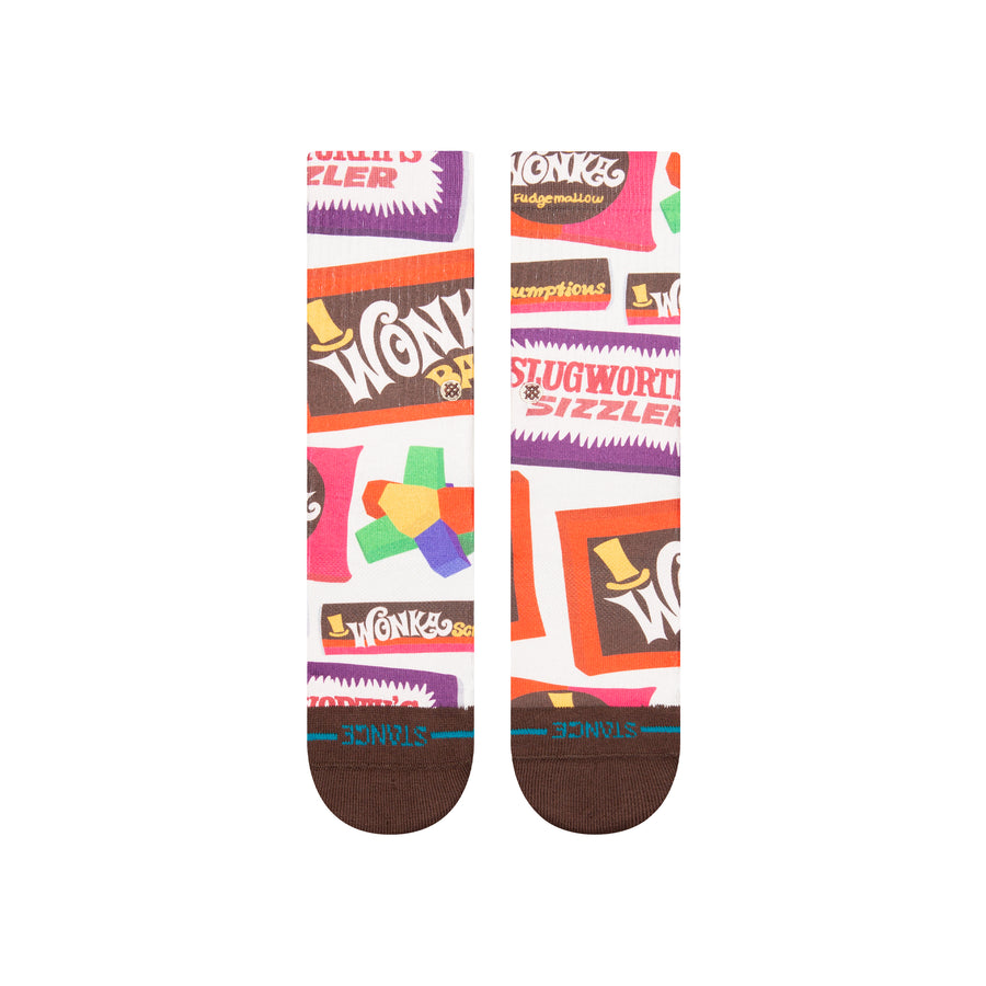 Kids Willy Wonka By Jay Howell x Stance Wonka Bars Crew Socks