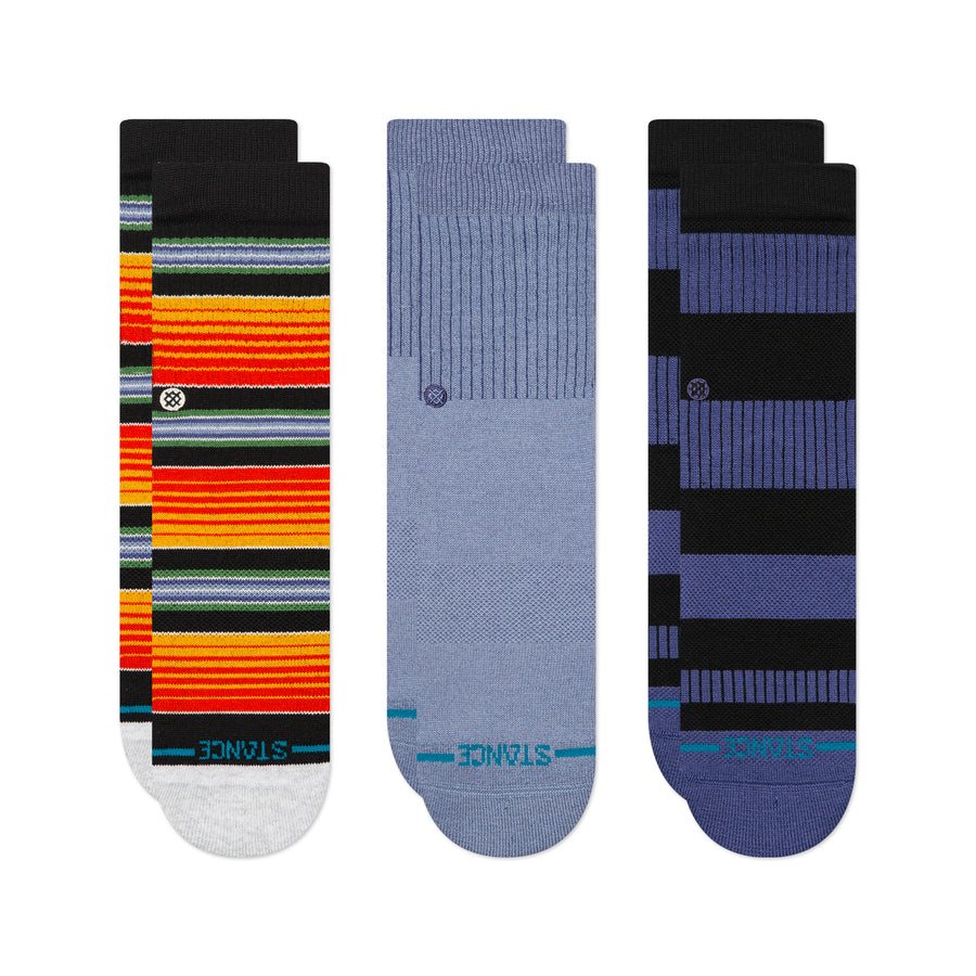 Kids Rockford Crew Socks 3 Pack