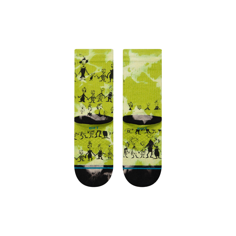 Kids The Grinch x Stance Down In Whovile Crew Socks