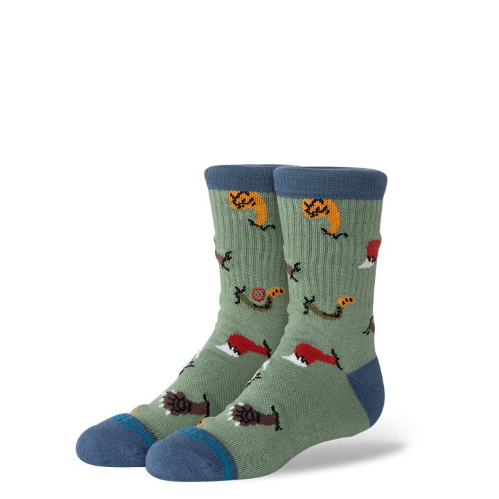 Kids Nature Brawl Crew Socks