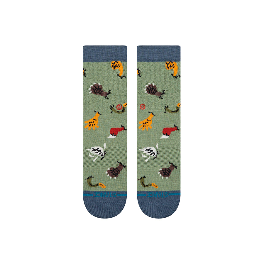 Kids Nature Brawl Crew Socks