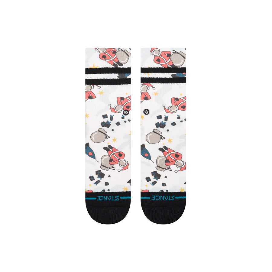 Kids Space Claus Crew Socks