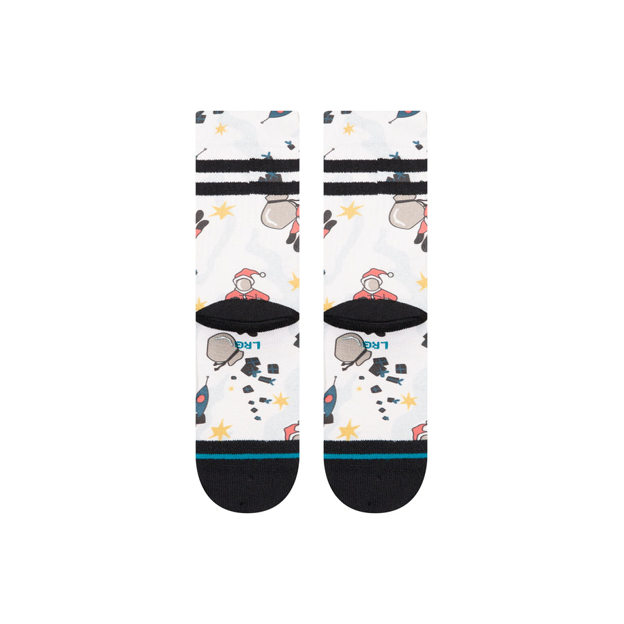 Kids Space Claus Crew Socks