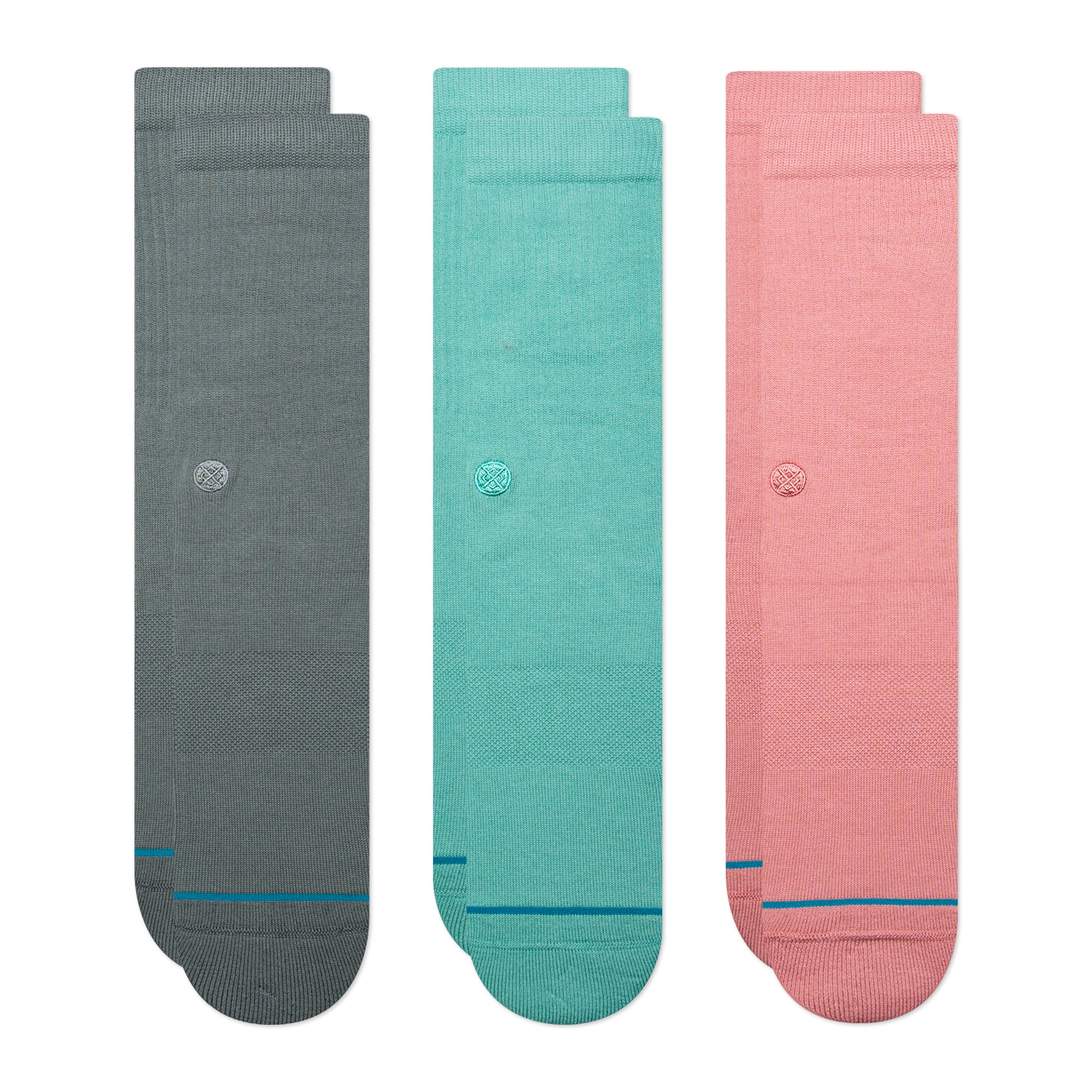 Icon Crew Socks 3 Pack