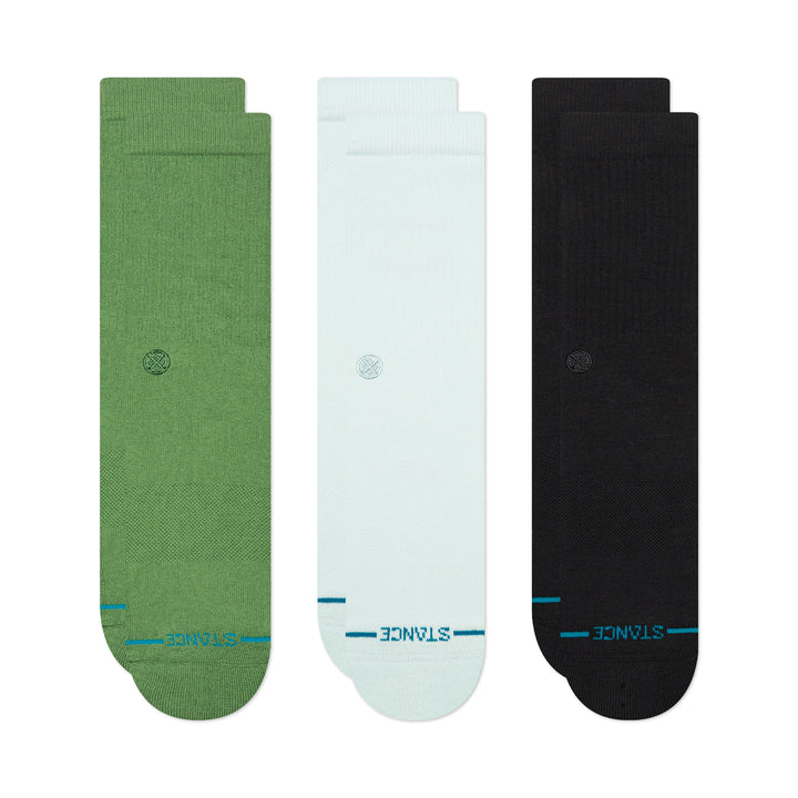 Icon Crew Socks 3 Pack