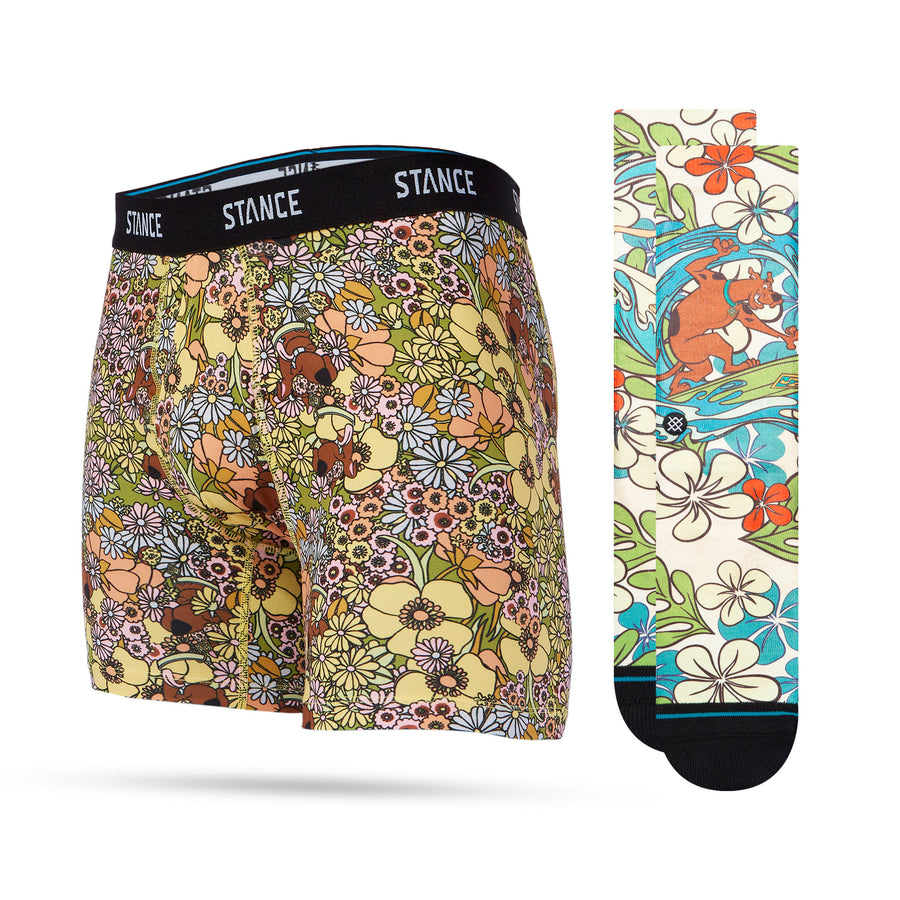 Scooby Doo x Stance Poly Boxer Brief & Crew Socks 2 Pack