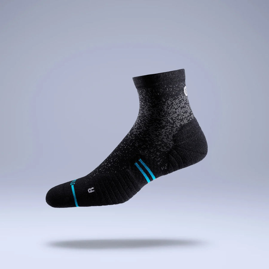 Womens Minimal Light Wool Quarter Socks