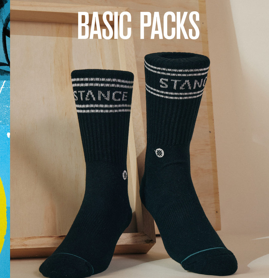 Basic Crew Socks 3 Pack