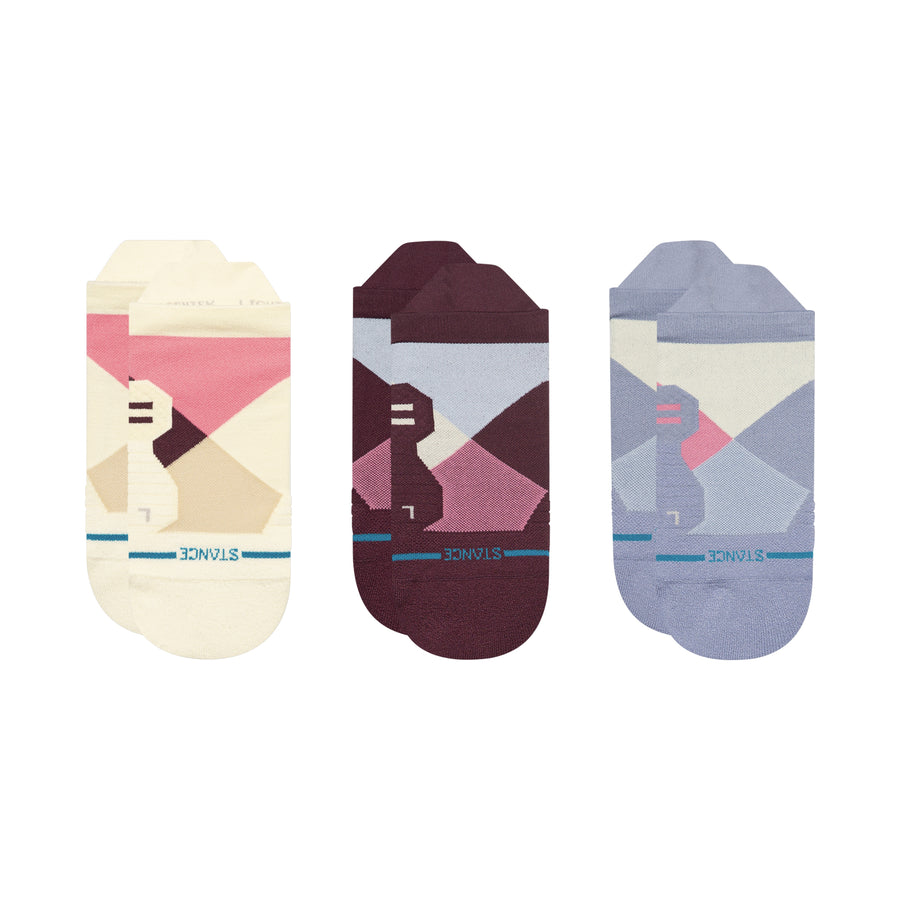 Womens Retractor Light Tab Socks 3 Pack