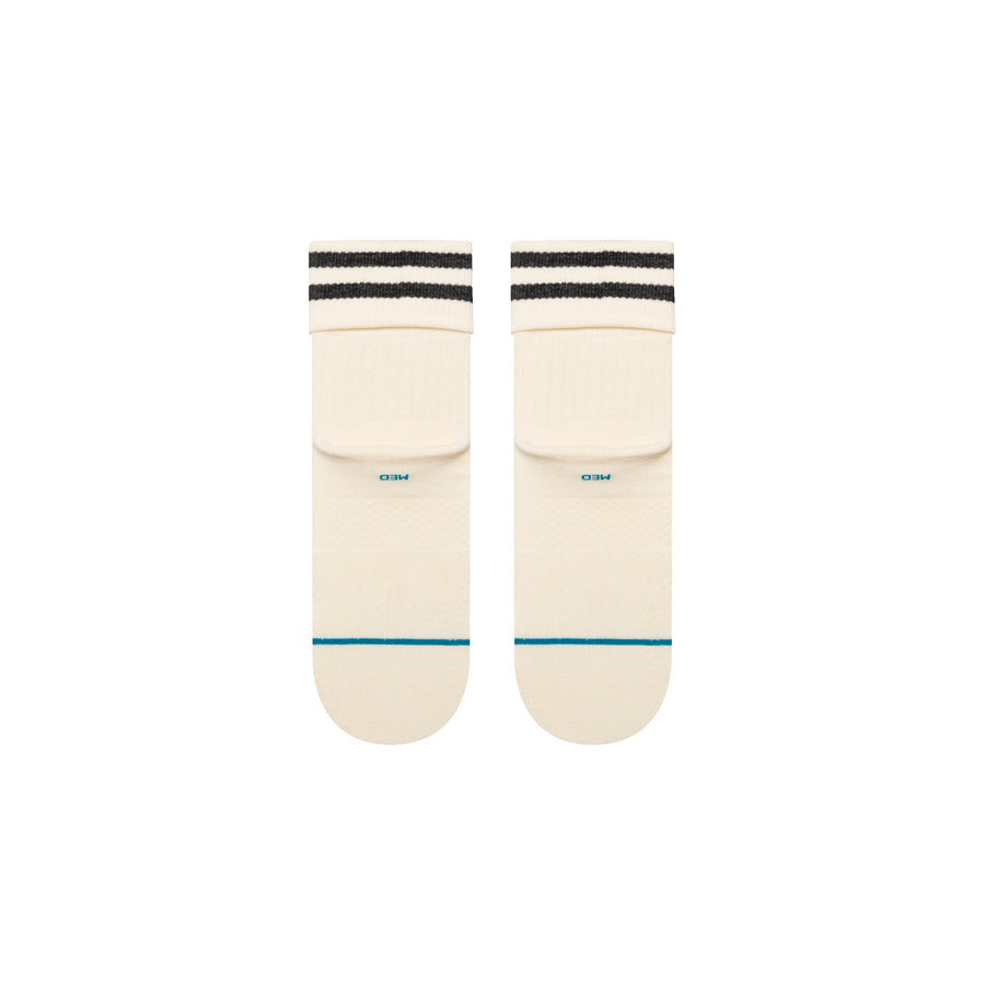 Womens Roll Cuff Quarter Socks