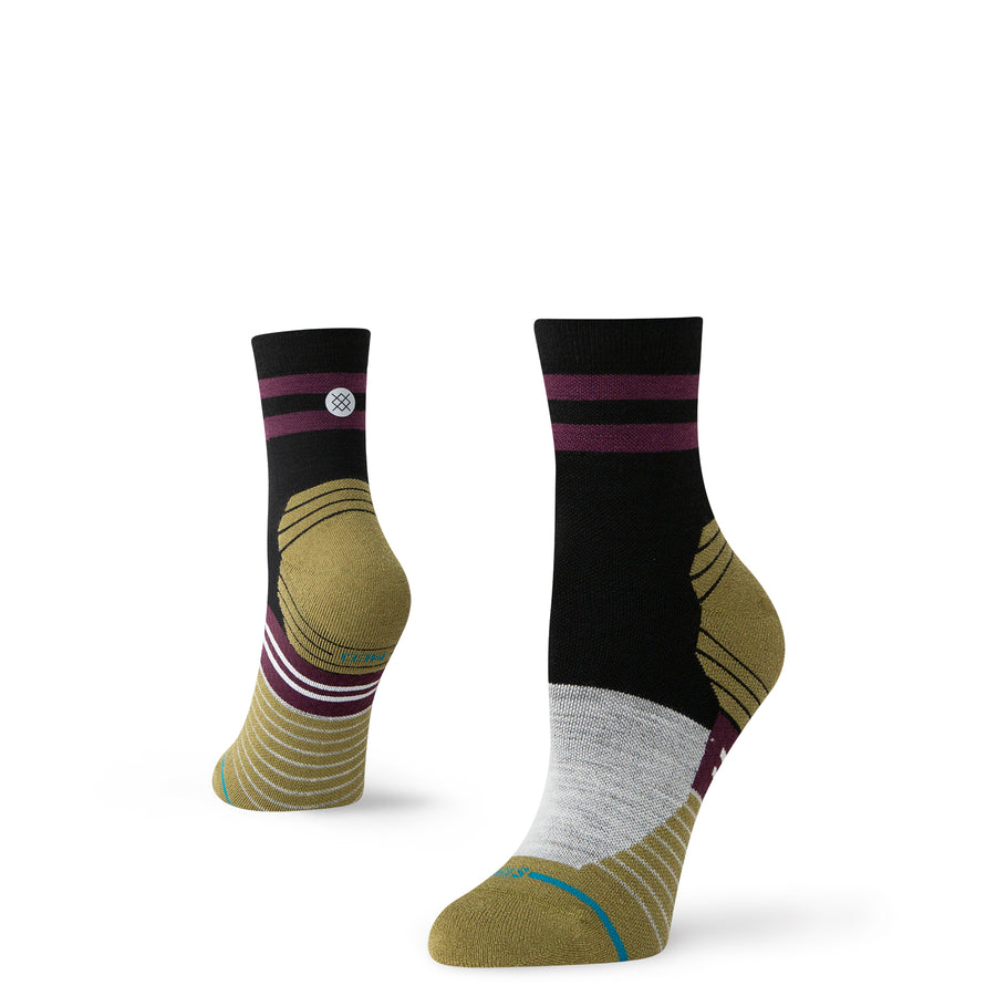 Womens Minimal Light Wool Quarter Socks