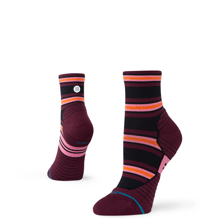 Womens Wayfarer Light Quarter Socks