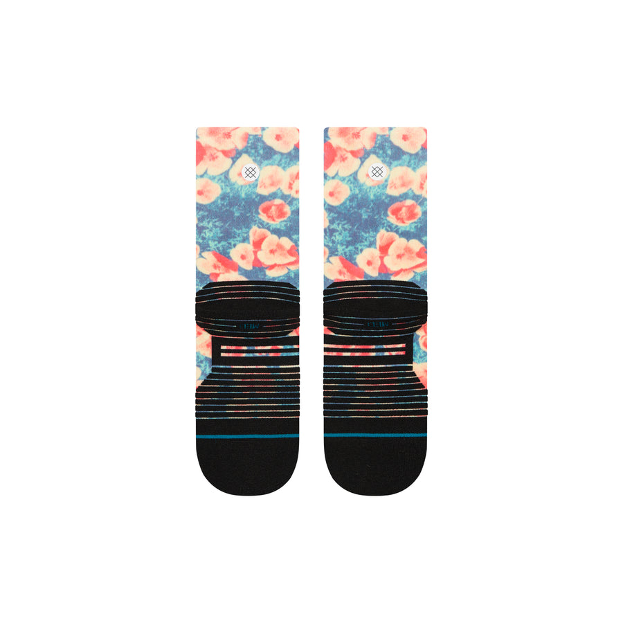 Womens Pop Light Crew Socks