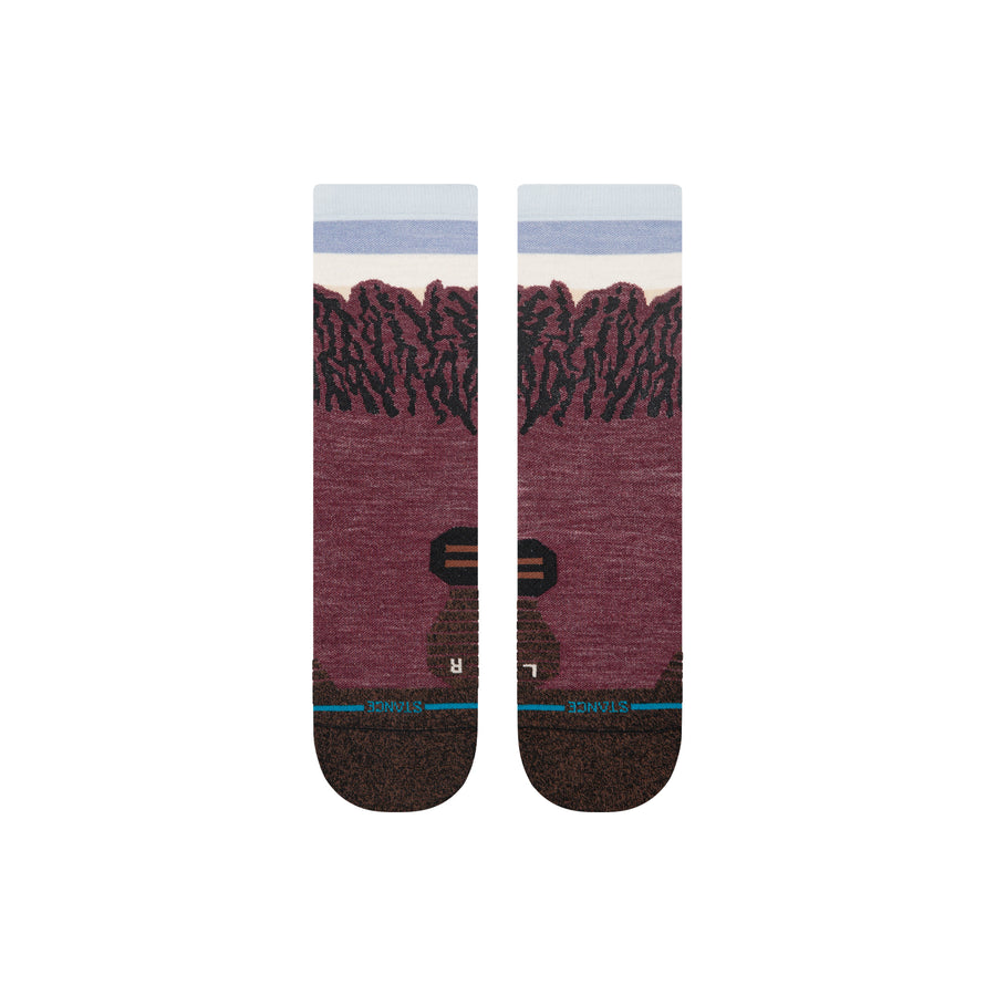 Womens The Ridge Light Wool Crew Socks