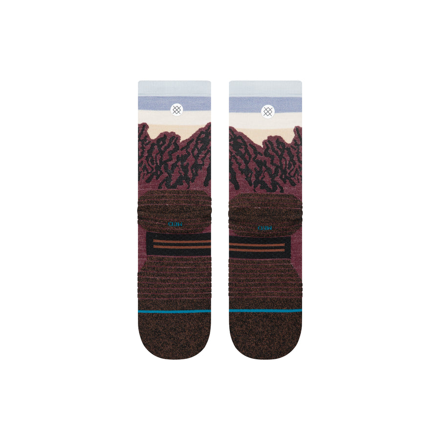 Womens The Ridge Light Wool Crew Socks