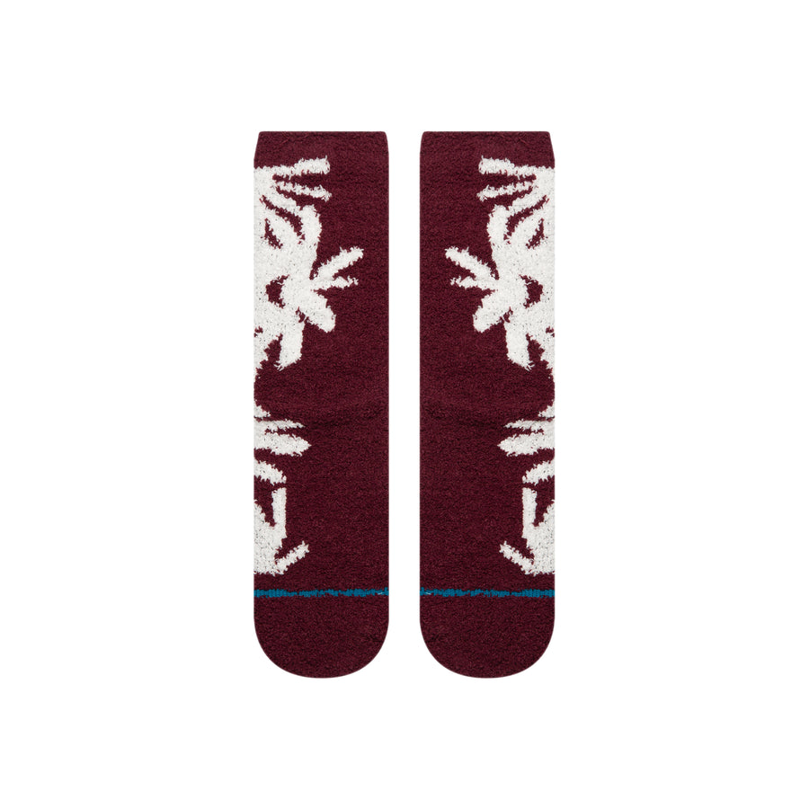 Womens Daisies Cozy Crew Socks