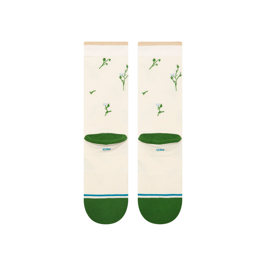Womens Wildflower Crew Socks
