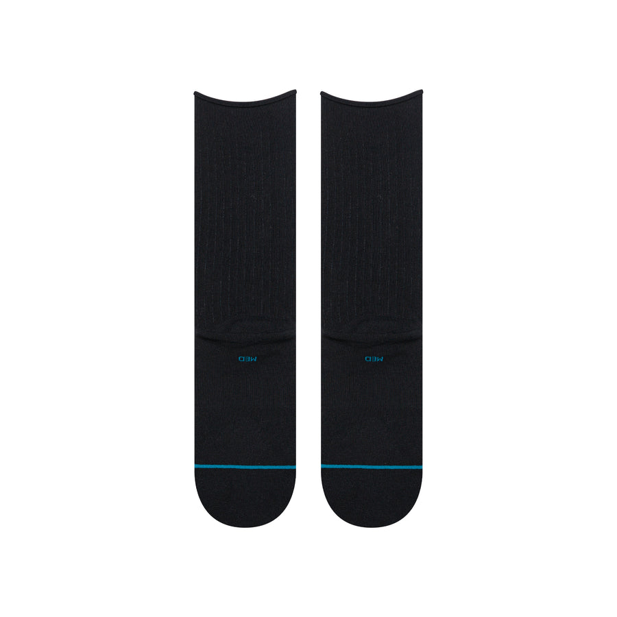 Womens Rolled Solid Quarter Socks