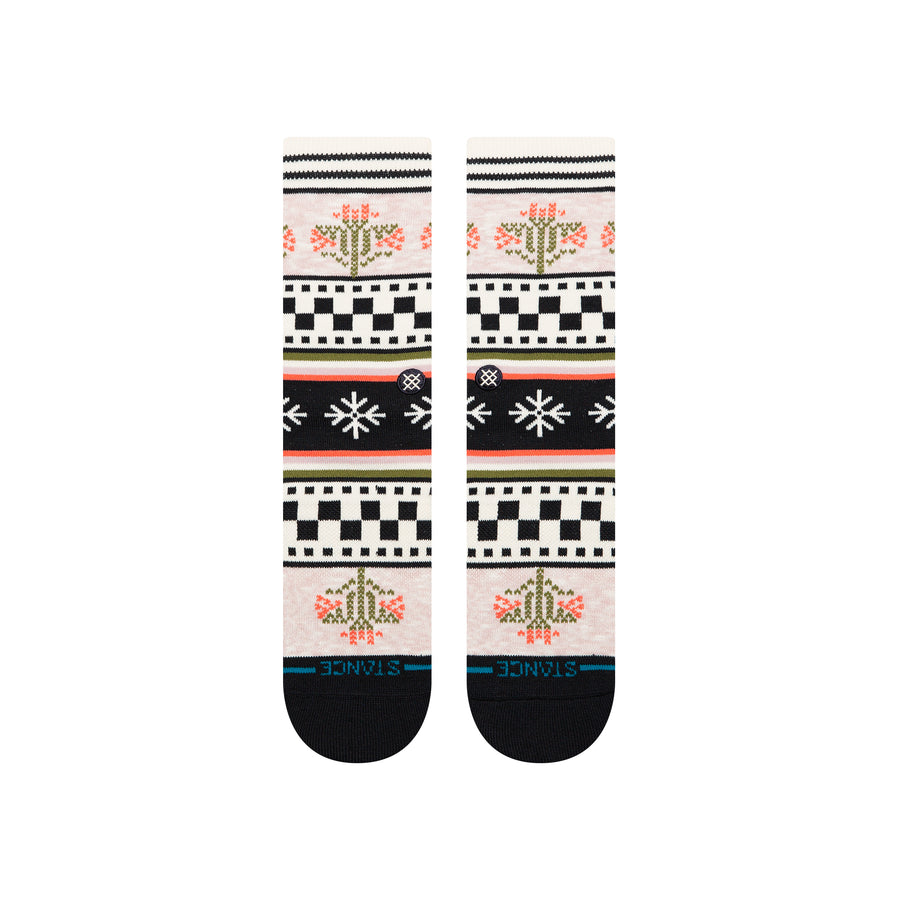 Womens Winter Bloom Crew Socks