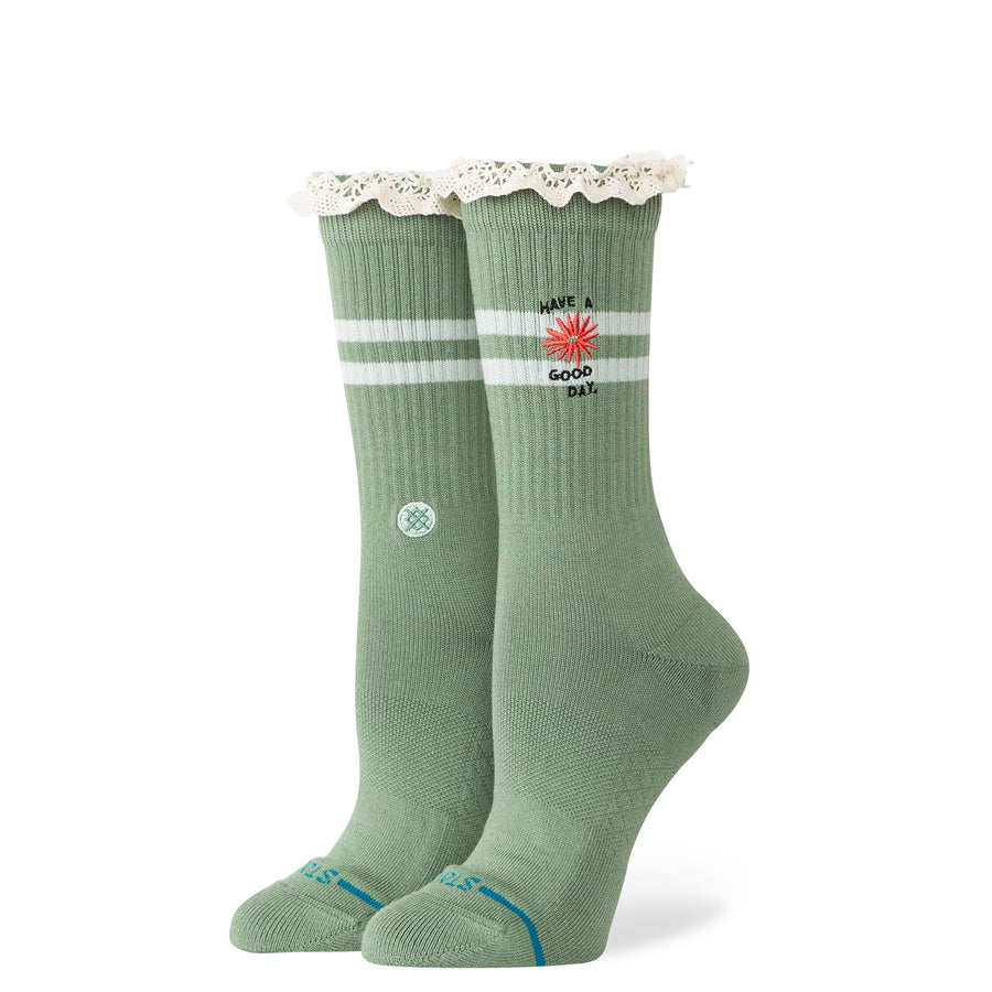 Womens Have A Good Day Crew Socks
