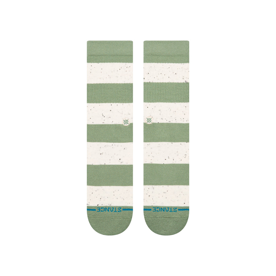 Womens Nep Stripe Crew Socks