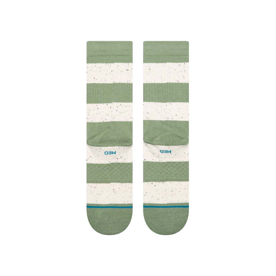 Womens Nep Stripe Crew Socks