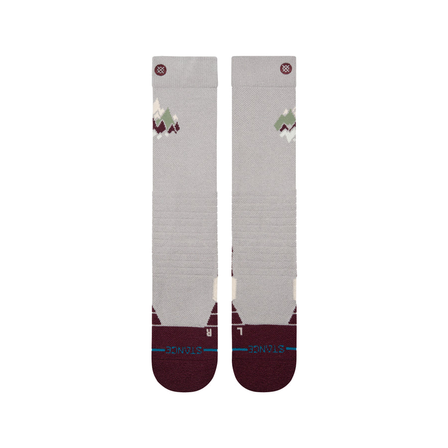 Womens Peaks Mid Wool Snow Otc Socks