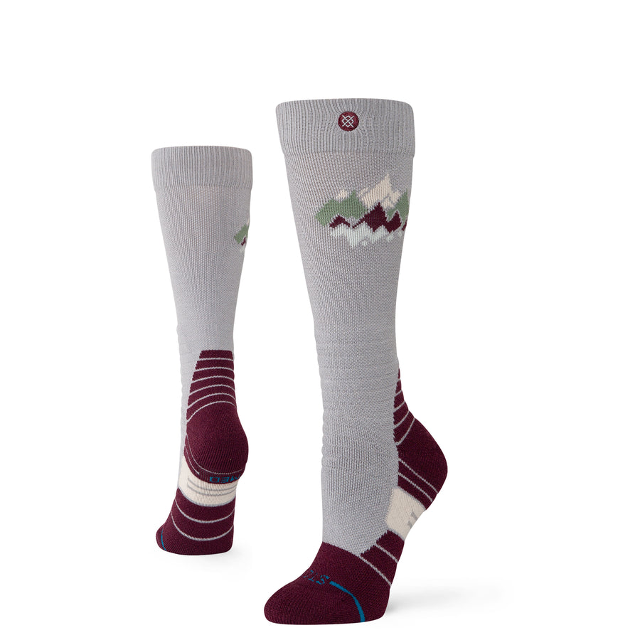 Womens Peaks Mid Wool Snow Otc Socks