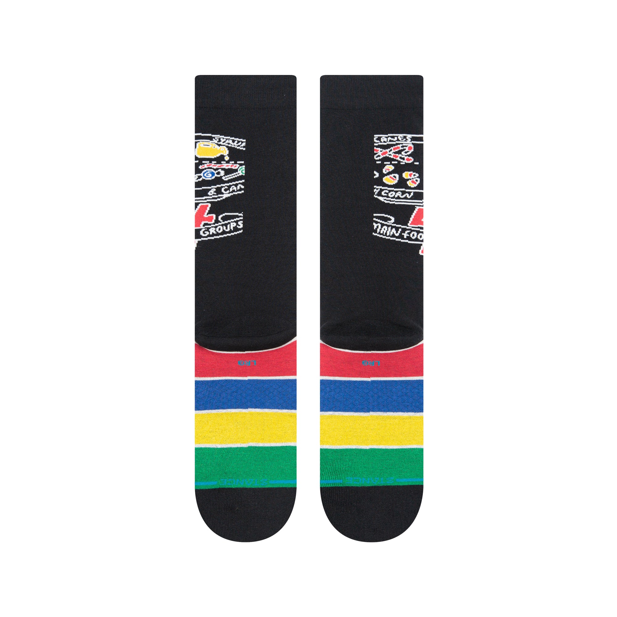 Elf x Stance Food Groups Crew Socks | Socks | Stance Canada