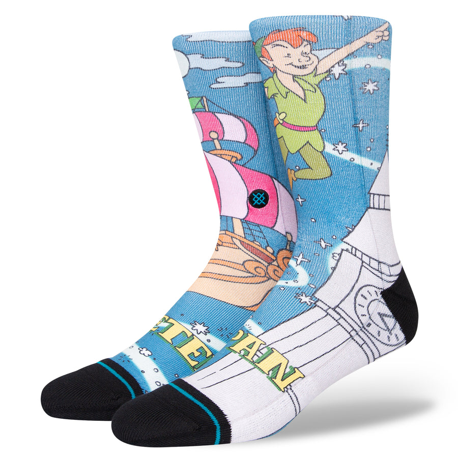 Disney x Travis Millard x Stance Peter Pan Crew Socks
