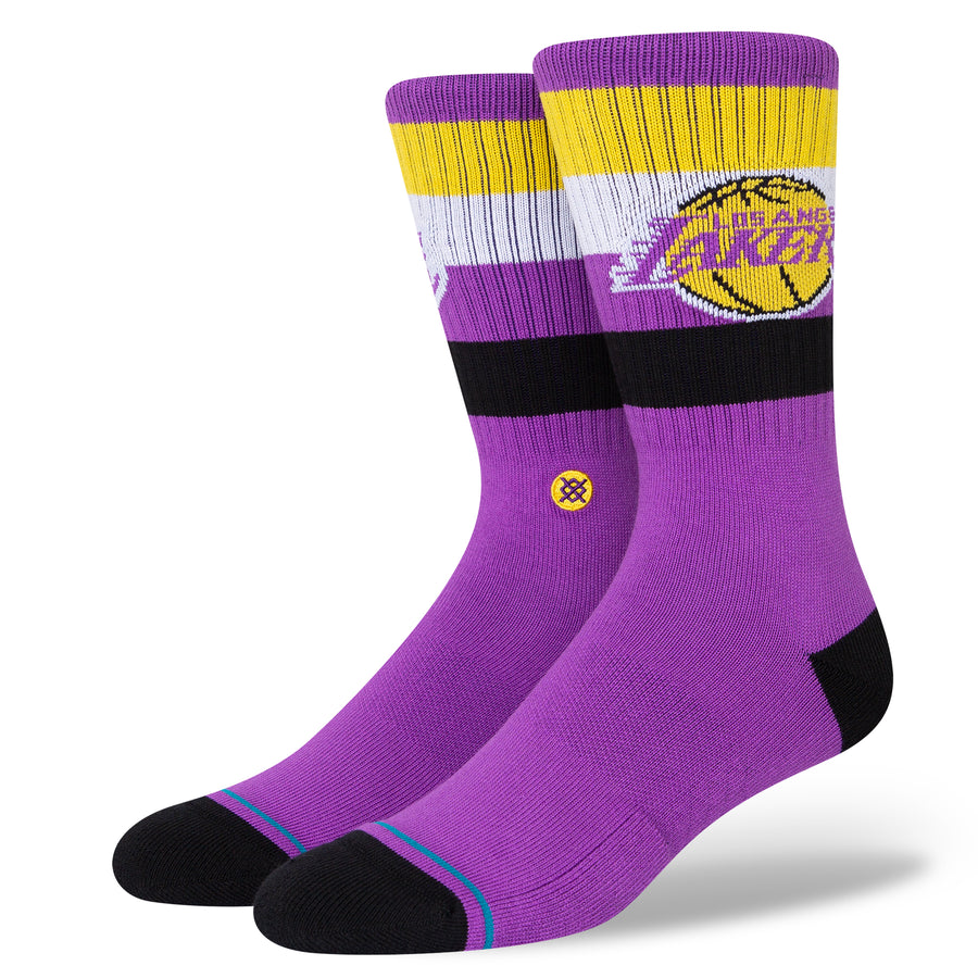 NBA Los Angeles Lakers Crew Socks 2 Pack