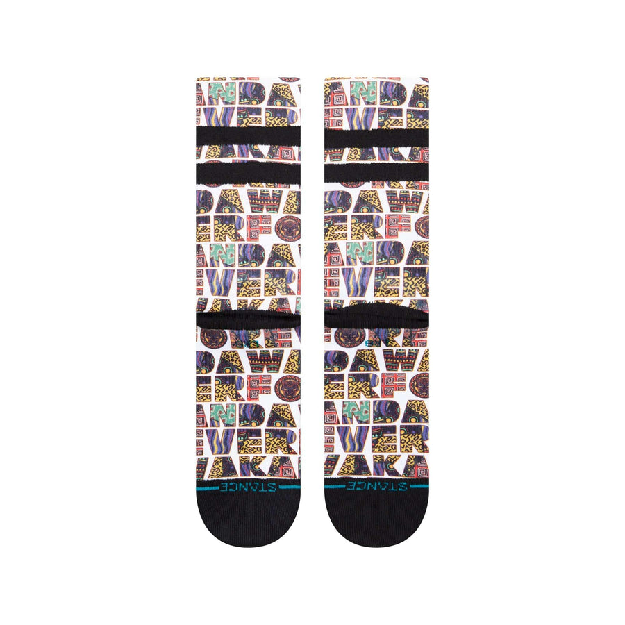 BLACK PANTHER X STANCE WAKANDA FOREVER CREW SOCKS - Stance