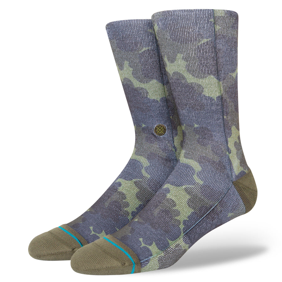Hydrangea Crew Socks