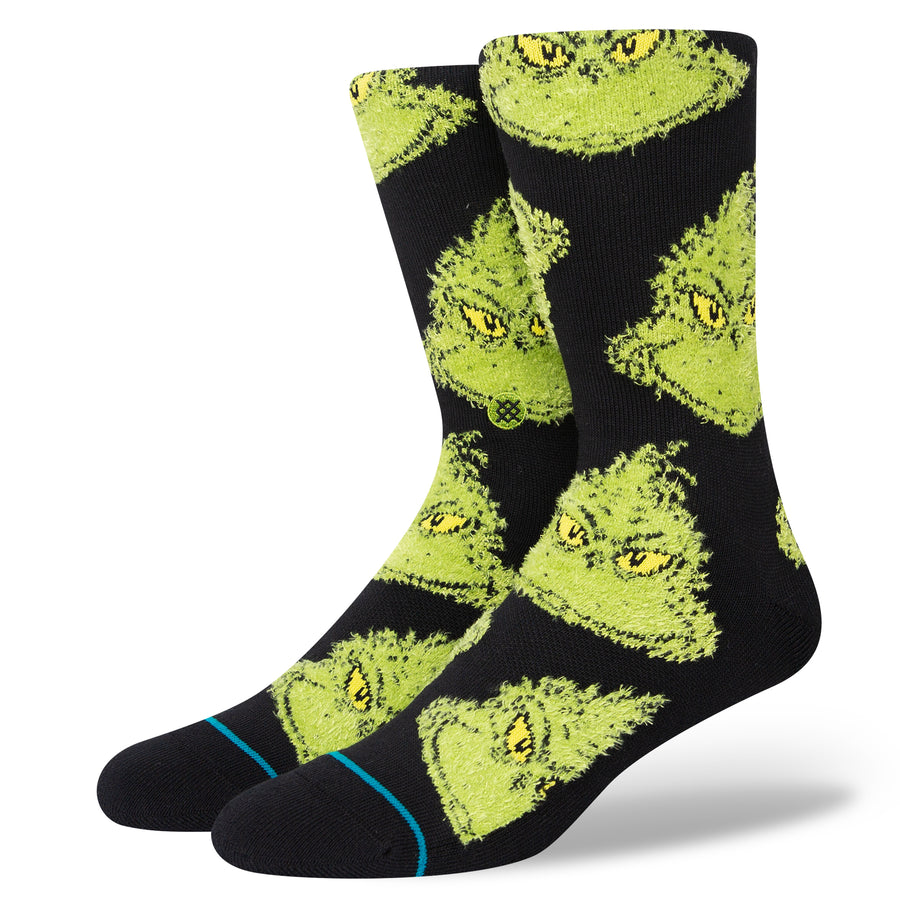 The Grinch x Stance Crew Socks 3 Pack