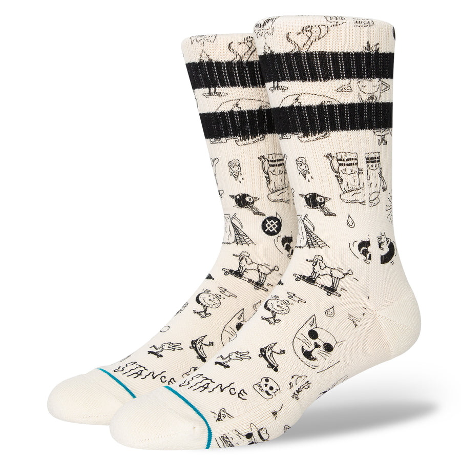 Tagged Crew Socks