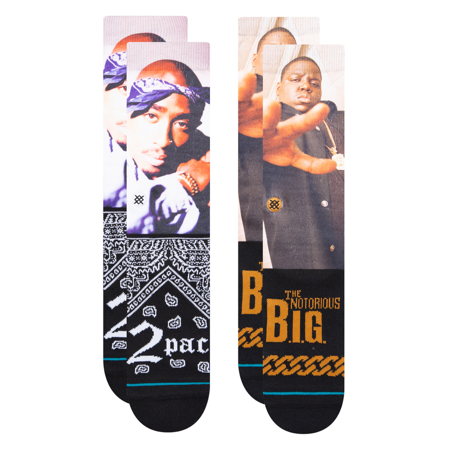 Biggie And Tupac x Stance Crew Socks Set