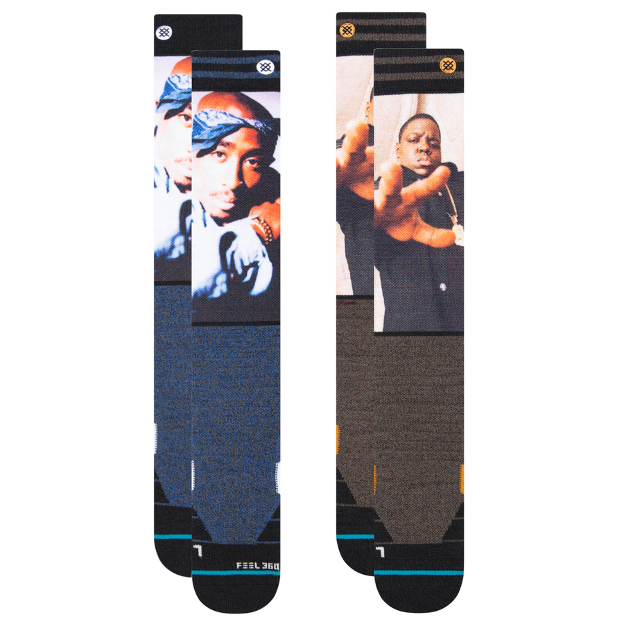 Biggie And Tupac x Stance Snow Otc Socks Set