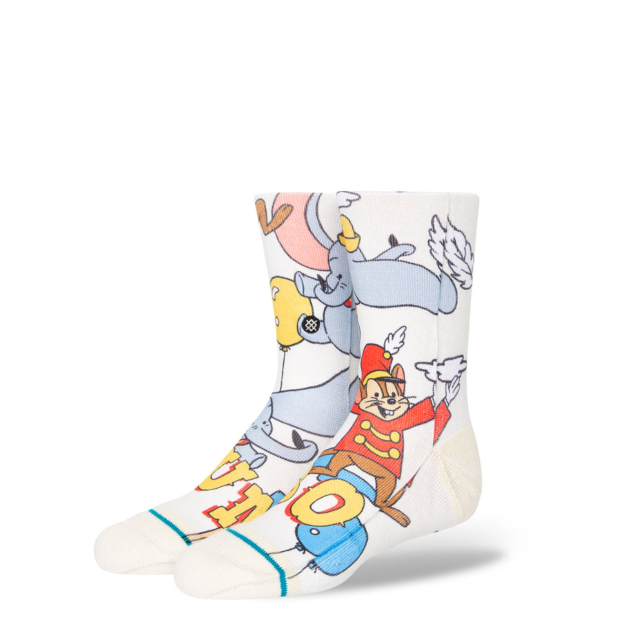 Kids Disney x Travis Millard x Stance Dumbo Crew Socks