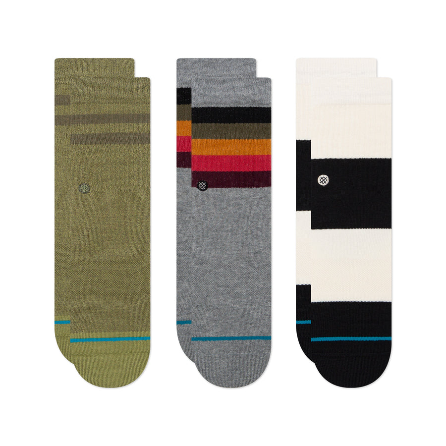 Kids Boost Crew Socks 3 Pack