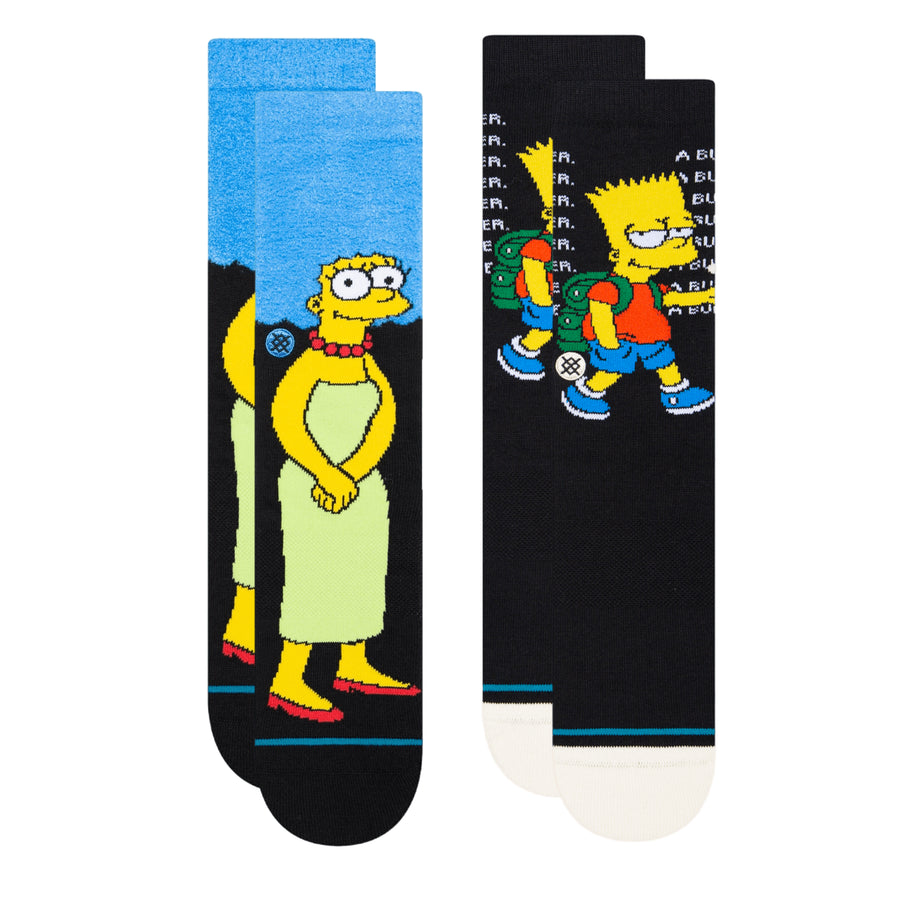 The Simpsons x Stance Crew Socks 2 Pack
